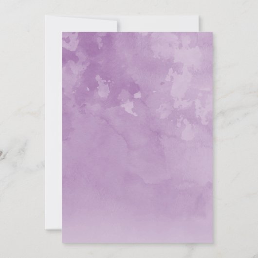 Pauw waterverf moederdag brunch kaart (Achterkant)