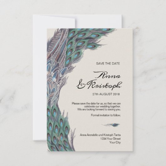 PAUWBESPARENDE KAART (Voorkant)