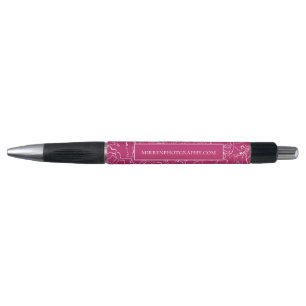 Pauwblauw Simply Floral Persoonlijk Pen