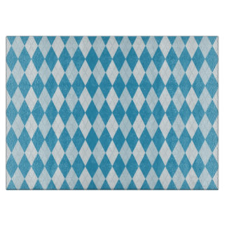 Pauwblauwe Argyle Kleine Diamantvorm Snijplank