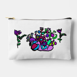 Pauwblauwe rozen etui