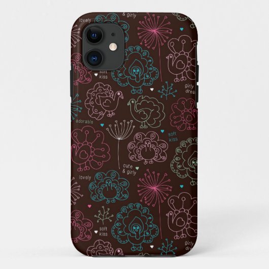 pauwbloem india wallpaper  Case-Mate iPhone case (Achterkant)