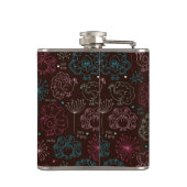 pauwbloem india wallpaper heupfles (Achterkant)