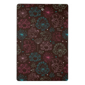 pauwbloem india wallpaper  mini klembord (Achterkant)