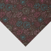 pauwbloem india wallpaper  tissuepapier (Detail)