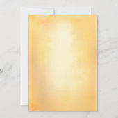 Pauwbloem Indische Hindoe Verloving Ceremonie Kaart (Achterkant)