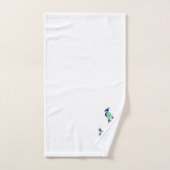 Pauwdesign met monogram bad handdoek (Handdoek)