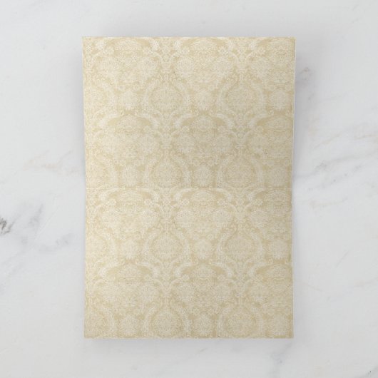 pauwen bruiloft dank u bedankkaart (Binnen)