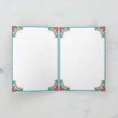 Pauwen en Plum Blossoms Kaart (Binnen)