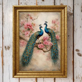 Pauwen in Bloei Poster