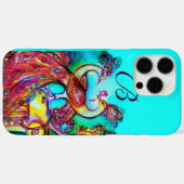 PAUWEN IN LIEFDE MONOGRAM Case-Mate iPhone CASE (Achterkant (horizontaal))