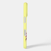 PAUWEN IN LIEFDE MONOGRAM Paars Geel Case-Mate iPhone Case (Achterkant / Rechts)