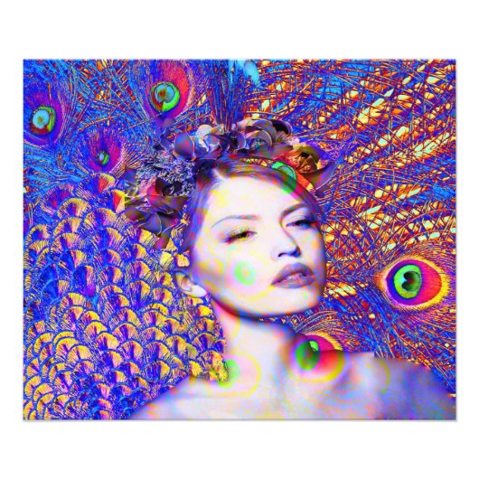 Pauwendans Foto Afdruk (Voorkant)