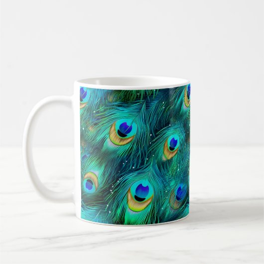 Pauwenglorie Koffiemok (Links)