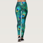 Pauwenglorie Leggings (Achterkant)