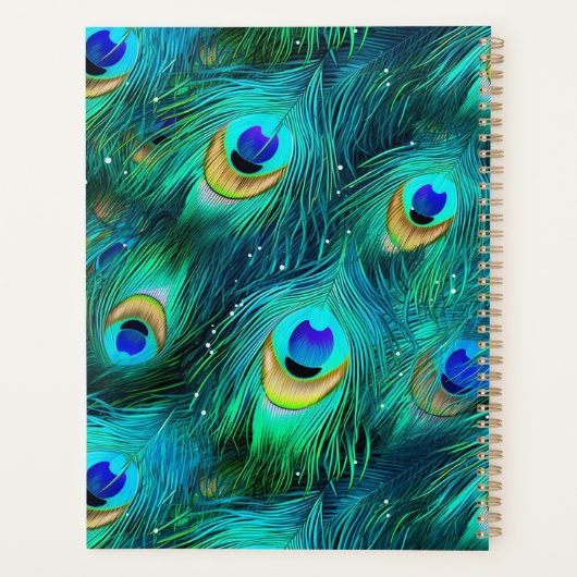 Pauwenglorie Planner (Achterkant)