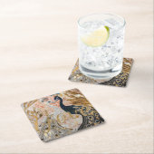 Pauwengoud Glitter Love Blush Roos  Kartonnen Onderzetters (Insitu)