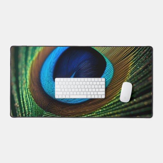 pauwenjuweel bureaumat (Keyboard & Muis)