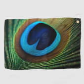 pauwenjuweel golfhanddoek (Horizontaal)