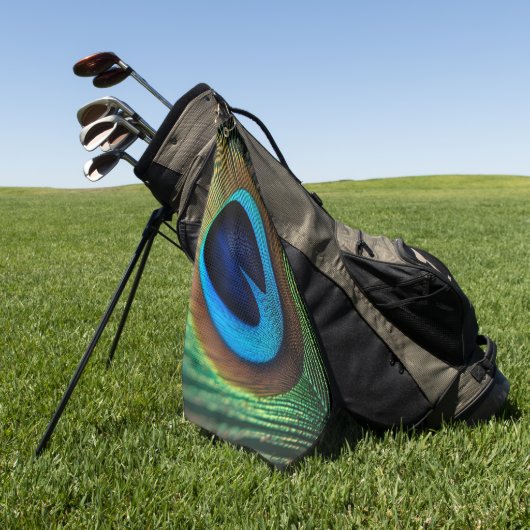 pauwenjuweel golfhanddoek (Groen)