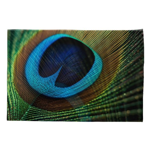 pauwenjuweel kussensloop (Achterkant-Links)