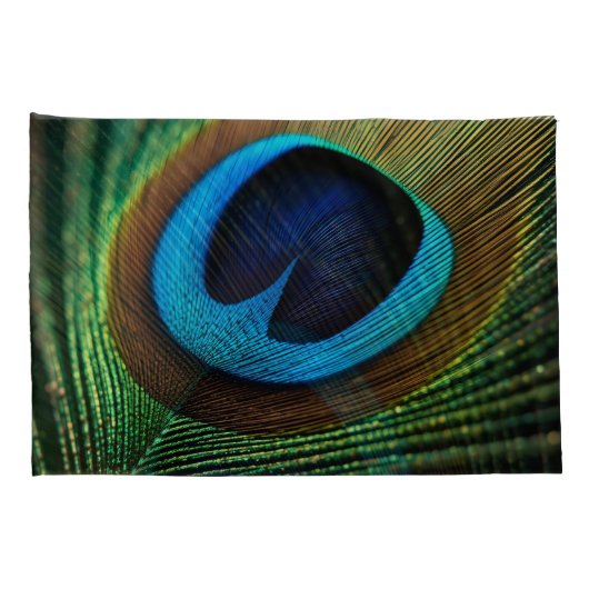 pauwenjuweel kussensloop (Achterkant-Rechts)