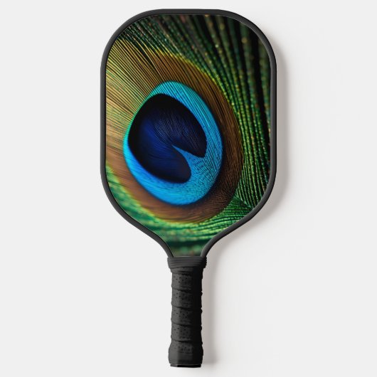 pauwenjuweel pickleball paddle (Achterkant)