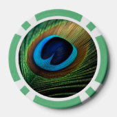 pauwenjuweel poker chips (Achterkant)