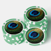 pauwenjuweel poker chips (Opstapeling)