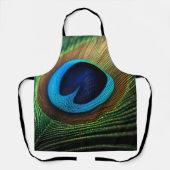 pauwenjuweel schort (Voorkant)