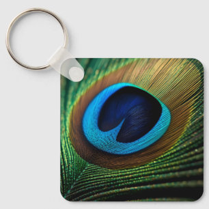 pauwenjuweel sleutelhanger
