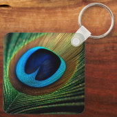 pauwenjuweel sleutelhanger (Achterkant)