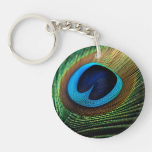 pauwenjuweel sleutelhanger