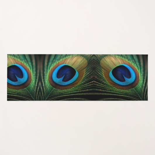 pauwenjuweel yogamat (Voorkant (horizontaal))