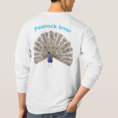 pauwenliefhebber t-shirt (Achterkant)