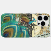 pauwenluchters en veren Case-Mate iPhone case (Achterkant (horizontaal))