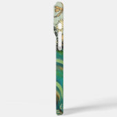 pauwenluchters en veren Case-Mate iPhone case (Achterkant / Links)