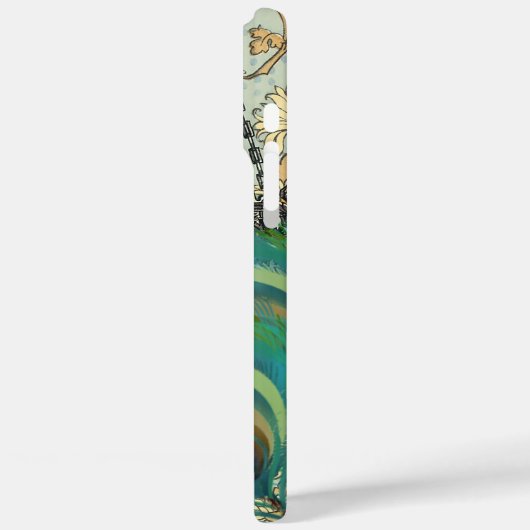  pauwenluchters en veren Case-Mate iPhone case (Achterkant / Links)