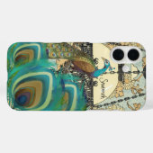  pauwenluchters en veren Case-Mate iPhone case (Achterkant (horizontaal))