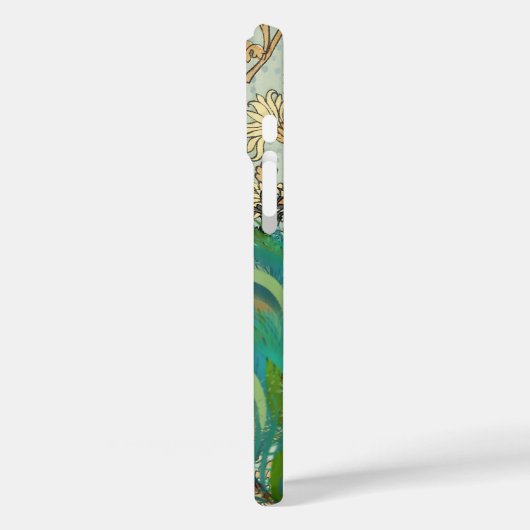  pauwenluchters en veren Case-Mate iPhone case (Achterkant / Links)