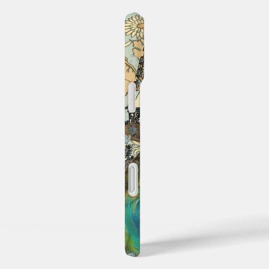  pauwenluchters en veren Case-Mate iPhone case (Achterkant / Rechts)