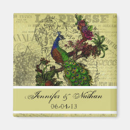  pauwennamen en datummagneet magneet