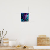 Pauwenoererts Abstract Poster (Keuken)