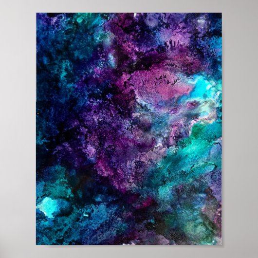 Pauwenoererts Abstract Poster (Voorkant)