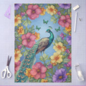 Pauwenoog Bloementuin & Vlinders Tissuepapier (Craft)