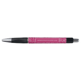 Pauwenoogroze Simply Floral Persoonlijk Pen
