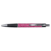 Pauwenoogroze Simply Floral Persoonlijk Pen (Achterkant)
