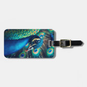 pauwenprofiel bagagelabel (Voorkant horizontaal)