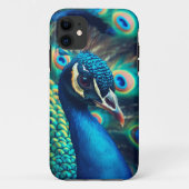 pauwenprofiel Case-Mate iPhone case (Achterkant)