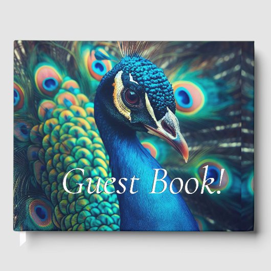 pauwenprofiel gastenboek (Voorkant)